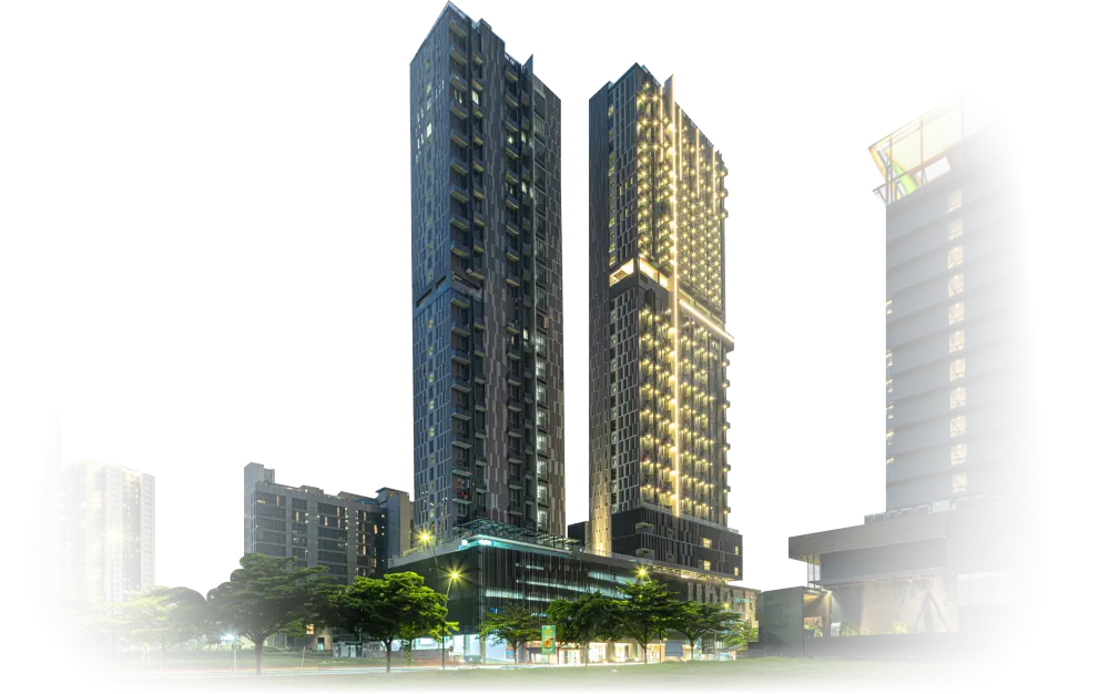 Gedung Upper West BSD City di Tangerang Selatan
